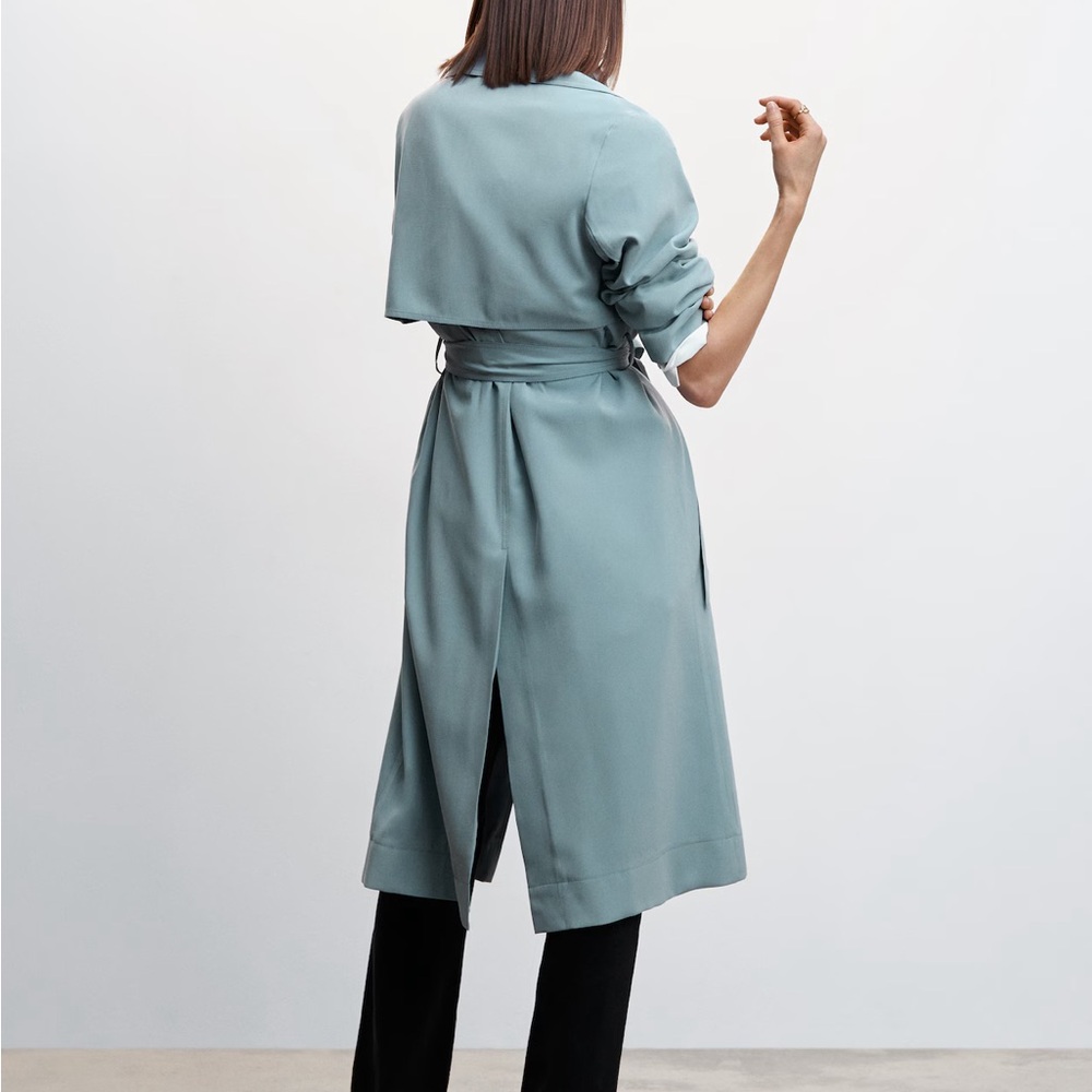 COPY - Mango-Flowy lapel trench/xs/new/price negotiable
